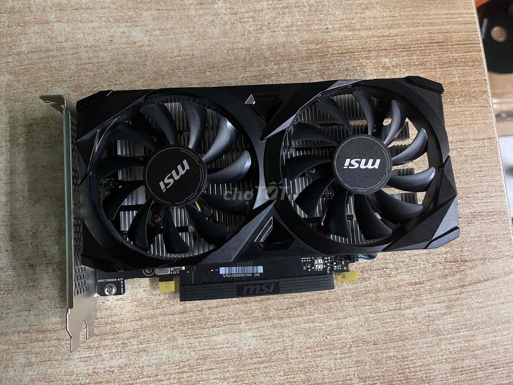 msi ventus rtx3050 6g bhh 7/2027 like new