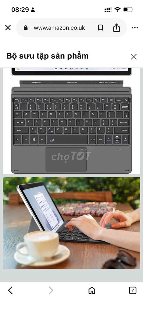 Bàn phím Arteck Bluetooth Surface. Mua bán Phụ kiện (Màn hình, Chuột...) tại Quận Bình Thạnh Tp Hồ Chí Minh được đăng bởi Phanba hình 1