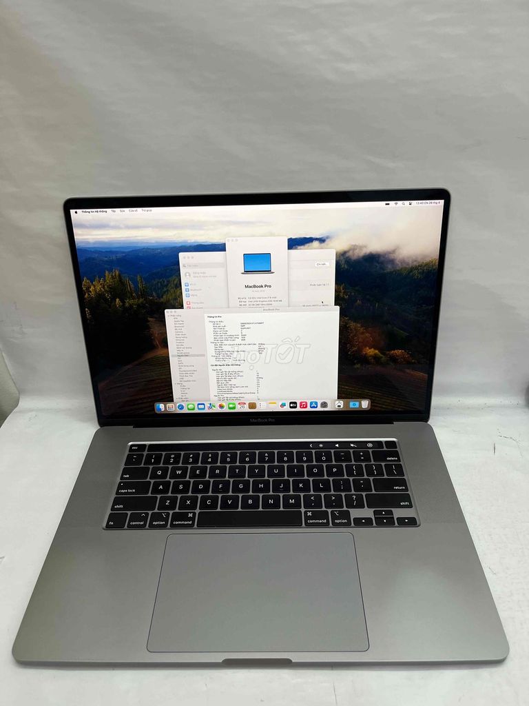 Macbook Pro 2019 16 inch i7 Ram 32GB Ssd 1TB vga 4. Mua bán Laptop tại Quận Sơn Trà Đà Nẵng được đăng bởi BƠ BƯ Macbook Cũ hình 1