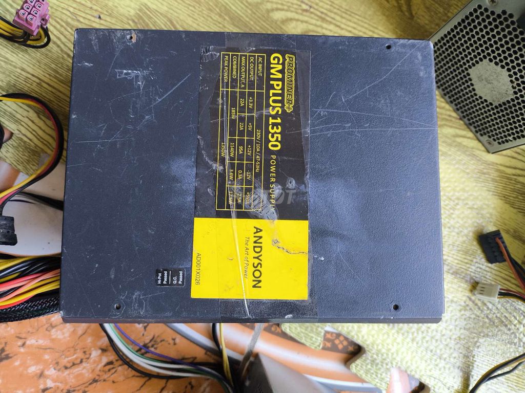 Nguồn Andyson GMPlus 1350 1350W. Mua bán Linh kiện (RAM, Card...) tại Thị xã Sơn Tây Hà Nội được đăng bởi Long chuyên linh kiện điện tử hình 1