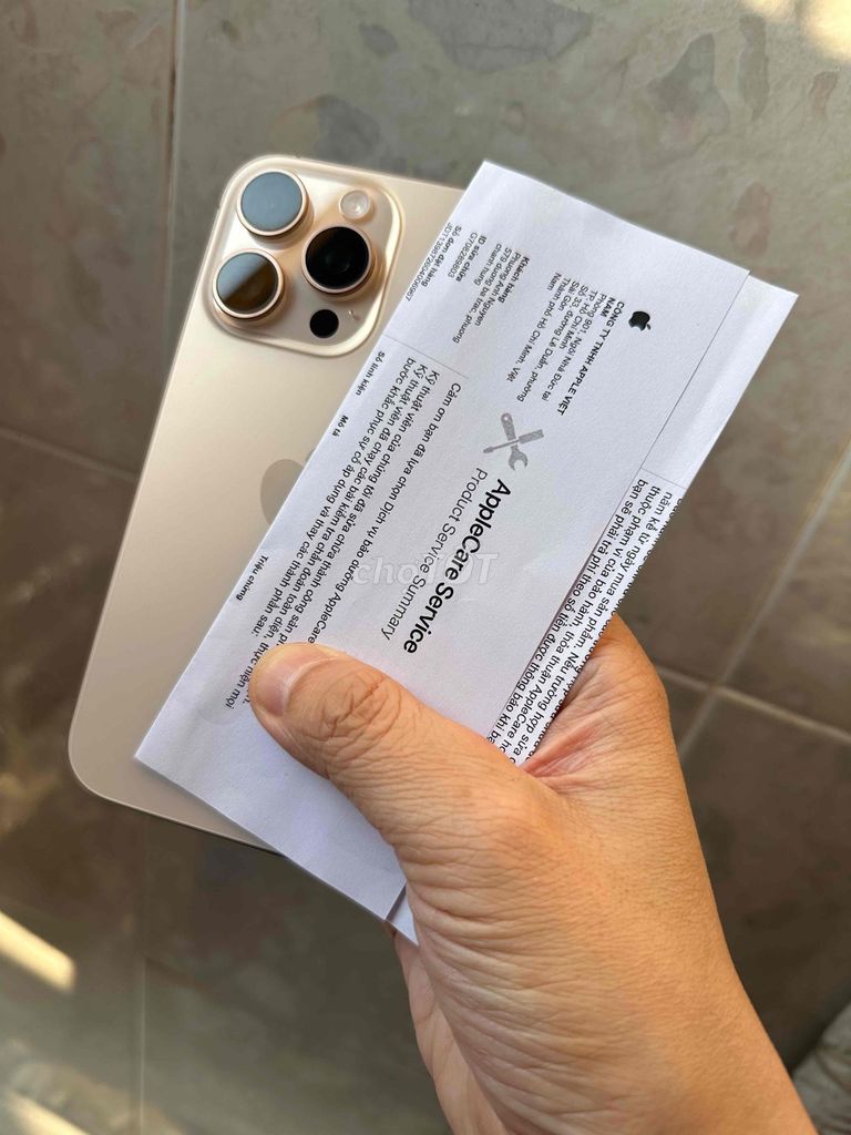 Apple iPhone 16 Pro 128GB Vàng VN/A. Mua bán Điện thoại tại Quận 4 Tp Hồ Chí Minh được đăng bởi Phạm Duy Luân hình 1