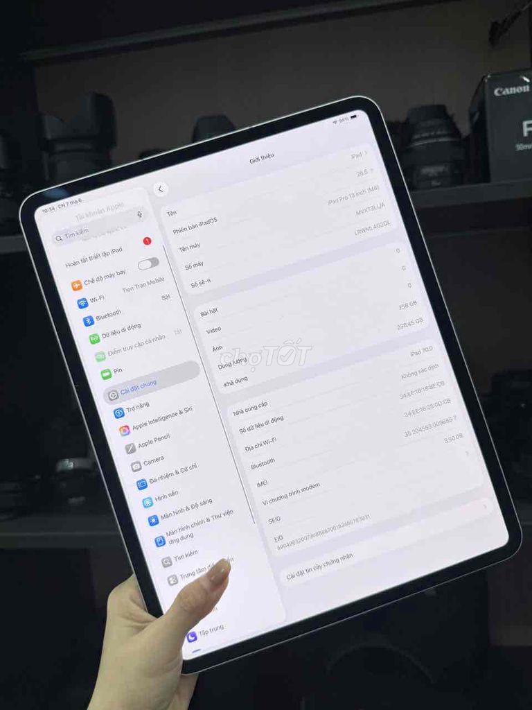 Apple iPad Pro M4 13 inch 256GB Bạc. Mua bán Máy tính bảng tại Quận 5 Tp Hồ Chí Minh được đăng bởi Phan Thế Phong  hình 1