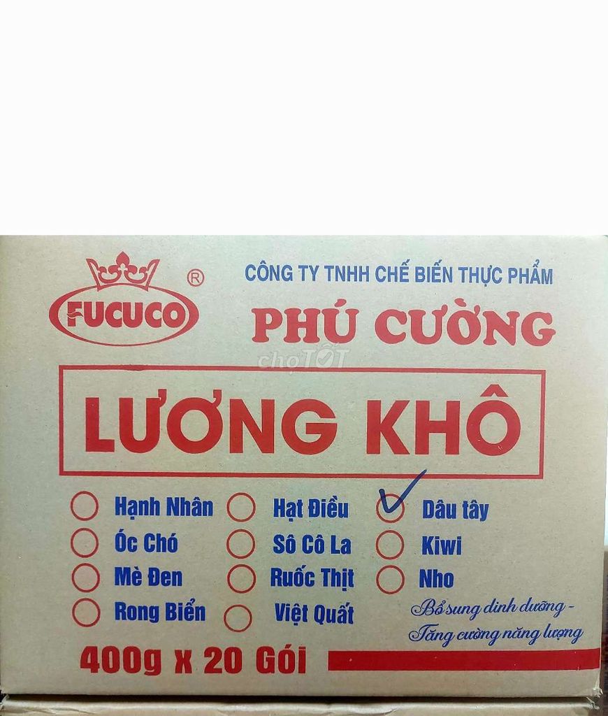 👉 Khuyến mãi LƯƠNG KHÔ
➖ 40K/bịch
➖ 380K/10 bịch