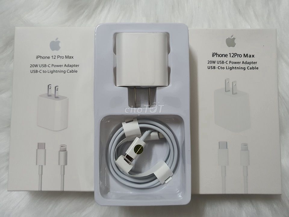 Bộ Củ và dây sạc Apple 20w Lightning iphone, ipad - 91123769