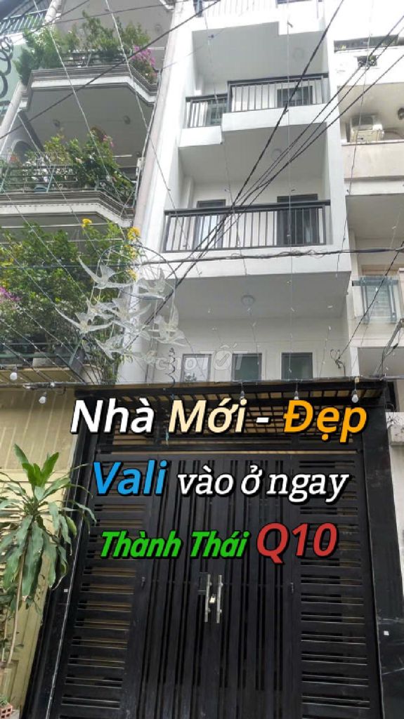 Nhà đẹp.Vali vào ở ngay.Chủ nhà định cư.Thành Thái Q10