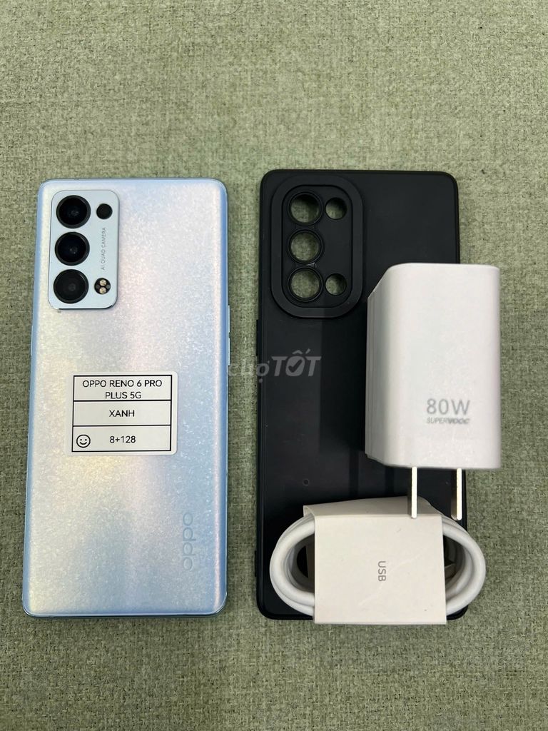 Oppo Reno 6 pro plus 5G sạc 80w vooc TRẢ GÓP - COD