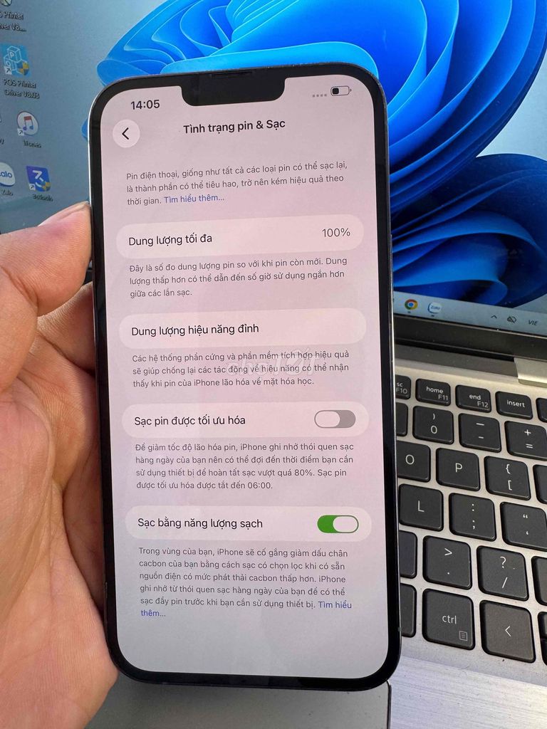 Apple iPhone 13 Pro Max 128GB Xanh. Mua bán Điện thoại tại Quận 6 Tp Hồ Chí Minh được đăng bởi QUỐC THIÊN BÁN GÓP 0 ĐỒNG  hình 1
