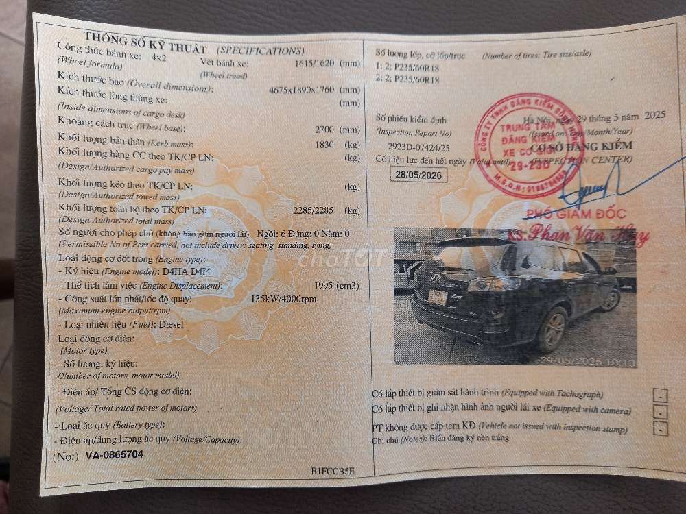 2010 SLX - 100000 km. Mua bán Ô tô tại Huyện Chương Mỹ Hà Nội được đăng bởi Lê Tuấn Hiệp hình 4