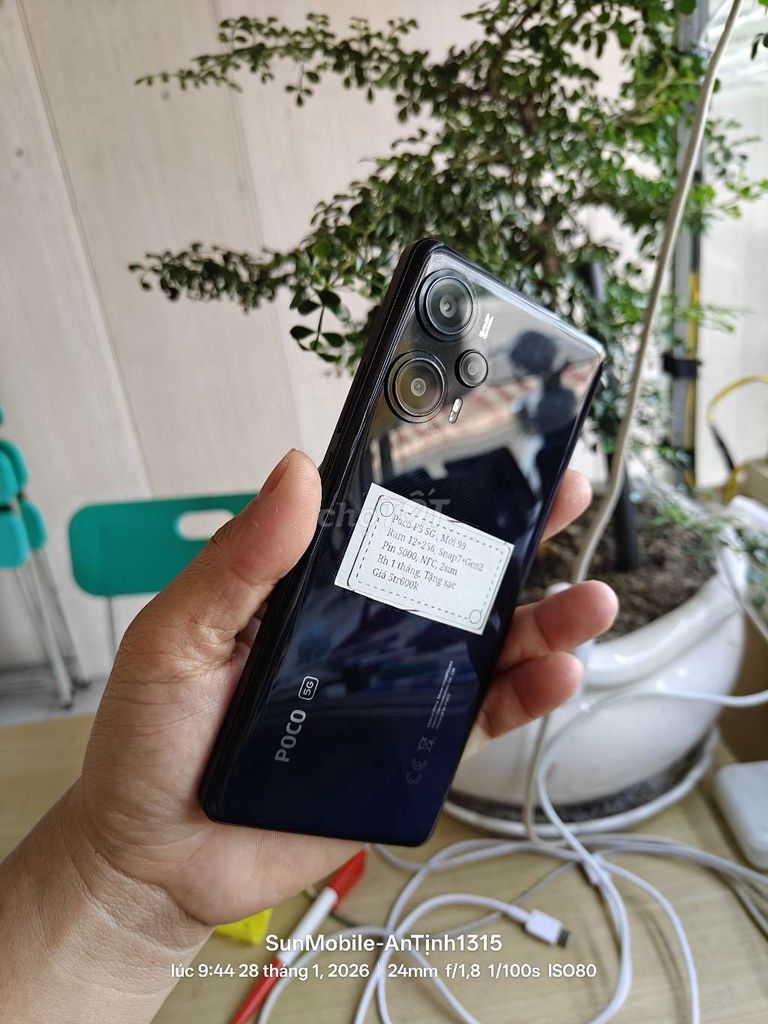 Xiaomi Poco F5 Đen R12+256 P5000, NFC, 2s. Mua bán Điện thoại tại Huyện Trảng Bàng Tây Ninh được đăng bởi Sun Mobile Shop Điện Thoại Trảng Bàng Tây Ninh 01 hình 1