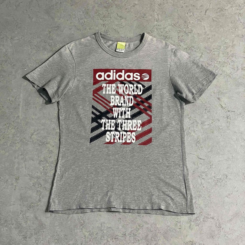 Áo thun Adidas Cotton M Xám. Mua bán Quần áo tại Thành phố Huế Thừa Thiên Huế được đăng bởi Đồ si chính hãng hình 1