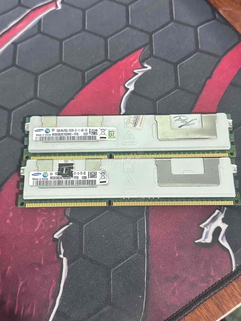RAM Samsung PC3L-8500R 32GB. Mua bán Linh kiện (RAM, Card...) tại Huyện Châu Đức Bà Rịa - Vũng Tàu được đăng bởi Vũ Minh Nhật hình 1
