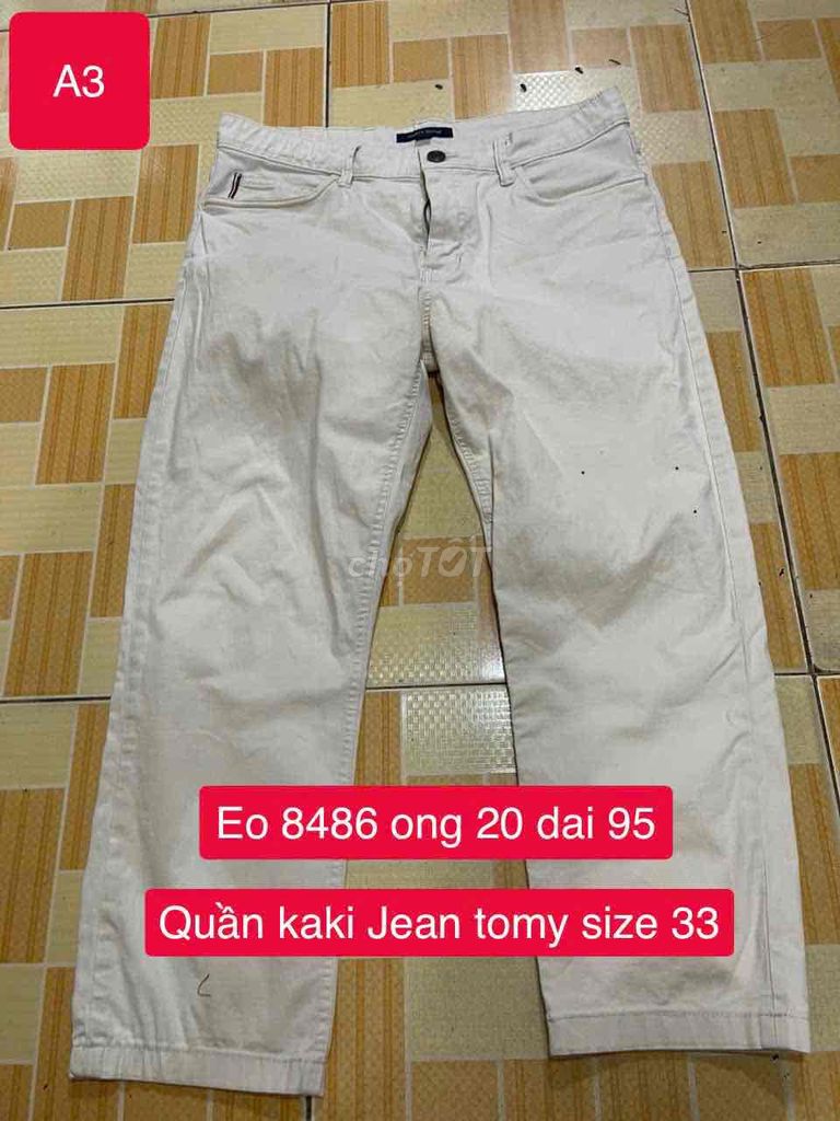 Quần kaki Tommy jean nam size 33. Mua bán Quần áo tại Quận 12 Tp Hồ Chí Minh được đăng bởi HT 86 hình 1