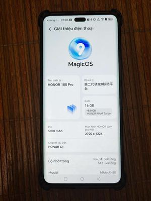 Honor 100 pro, chip snap 8gen 2 Bộ nhớ khung 512gb. Mua bán Điện thoại tại Huyện Giao Thủy Nam Định được đăng bởi Anh Đức
