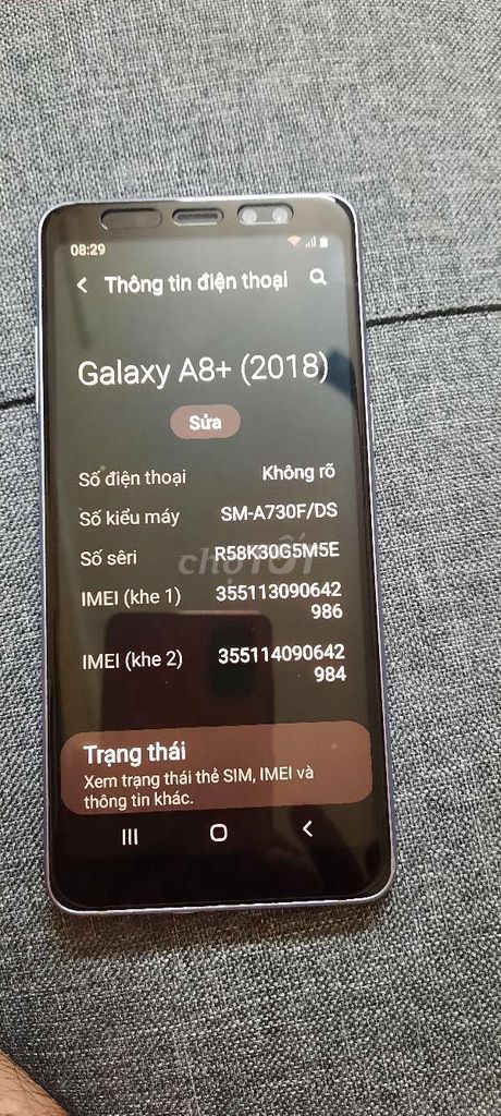 Samsung Galaxy A8+ (2018) 64GB Tím. Mua bán Điện thoại tại Quận Long Biên Hà Nội được đăng bởi hưng hình 1