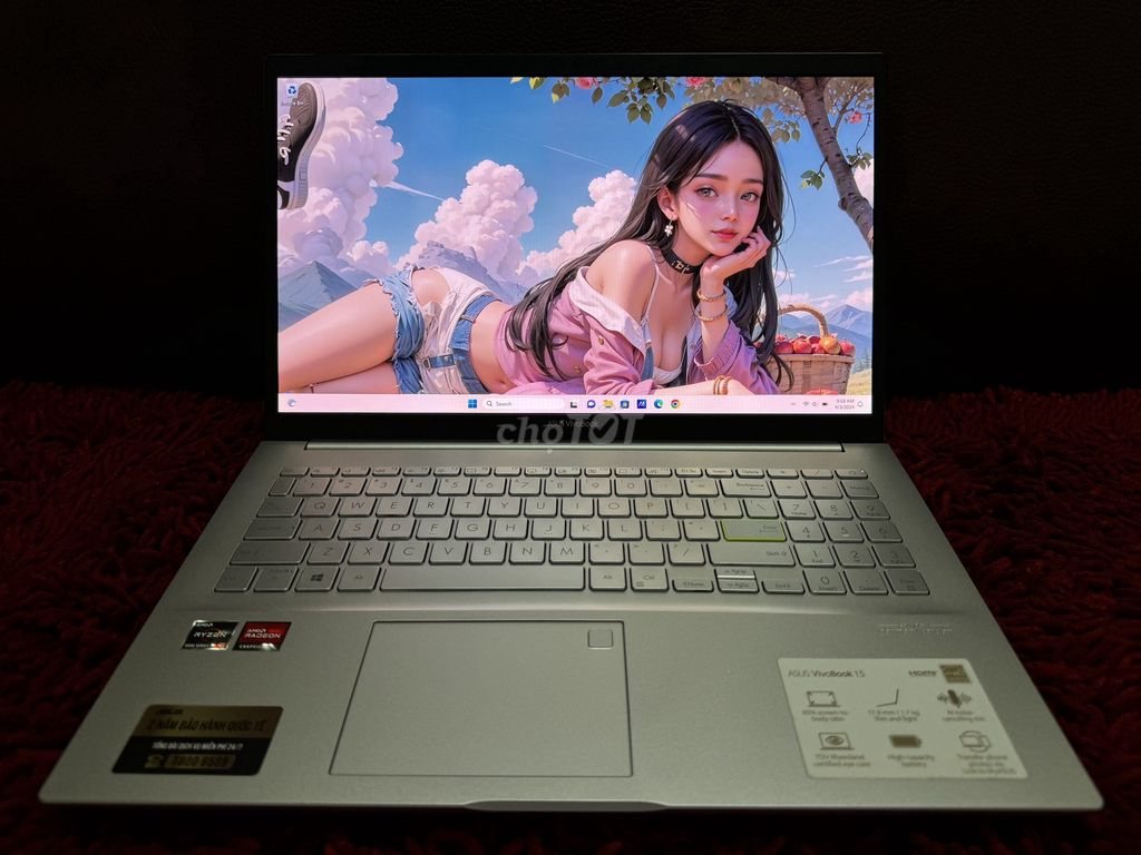 ASUS VIVOBOOK M513 RYZEN 5 5500U OLED FHD ĐẸP KENG