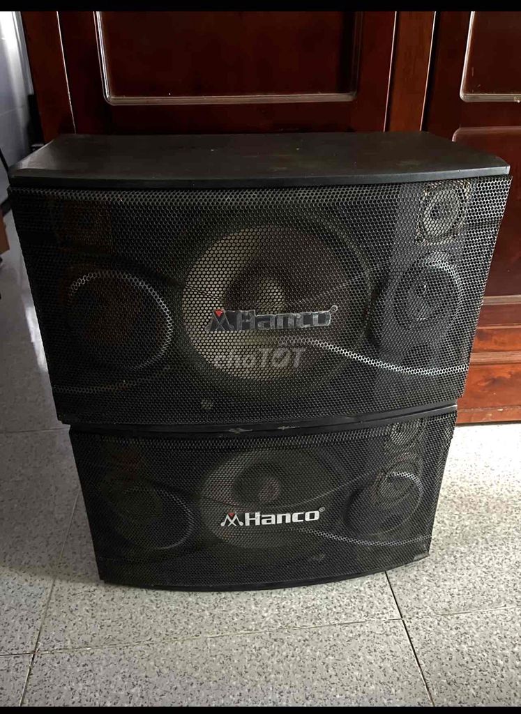 Loa Hanco 25cm Đen. Mua bán Tivi, Âm thanh tại Huyện Long Hồ Vĩnh Long được đăng bởi nam mai  hình 1