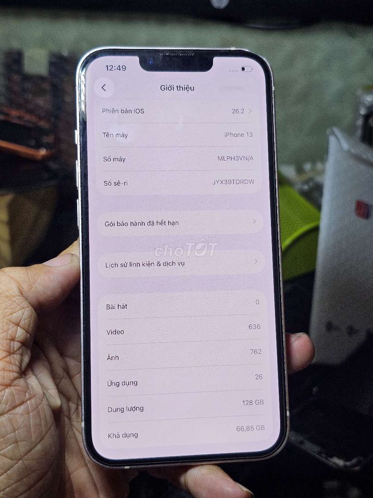iPhone 13 128GB VN giá trải nghiệm . Mua bán Điện thoại tại Quận 8 Tp Hồ Chí Minh được đăng bởi Thiên Hòa mobile  hình 1