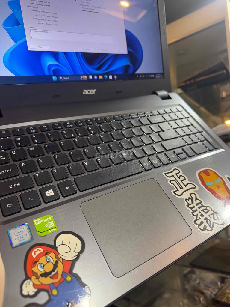 Laptop Acer Core i7 8GB/256GB card đồ hoạ rời. Mua bán Laptop tại Quận Gò Vấp Tp Hồ Chí Minh được đăng bởi Thanh lí cầm đồ hình 1