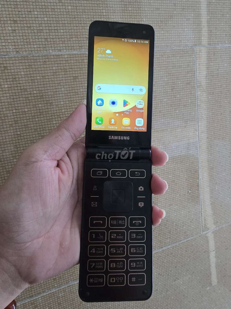 Samsung Galaxy Folder 2 Đen Đã sử dụng. Mua bán Điện thoại tại Quận Bình Tân Tp Hồ Chí Minh được đăng bởi Minh Huy hình 1