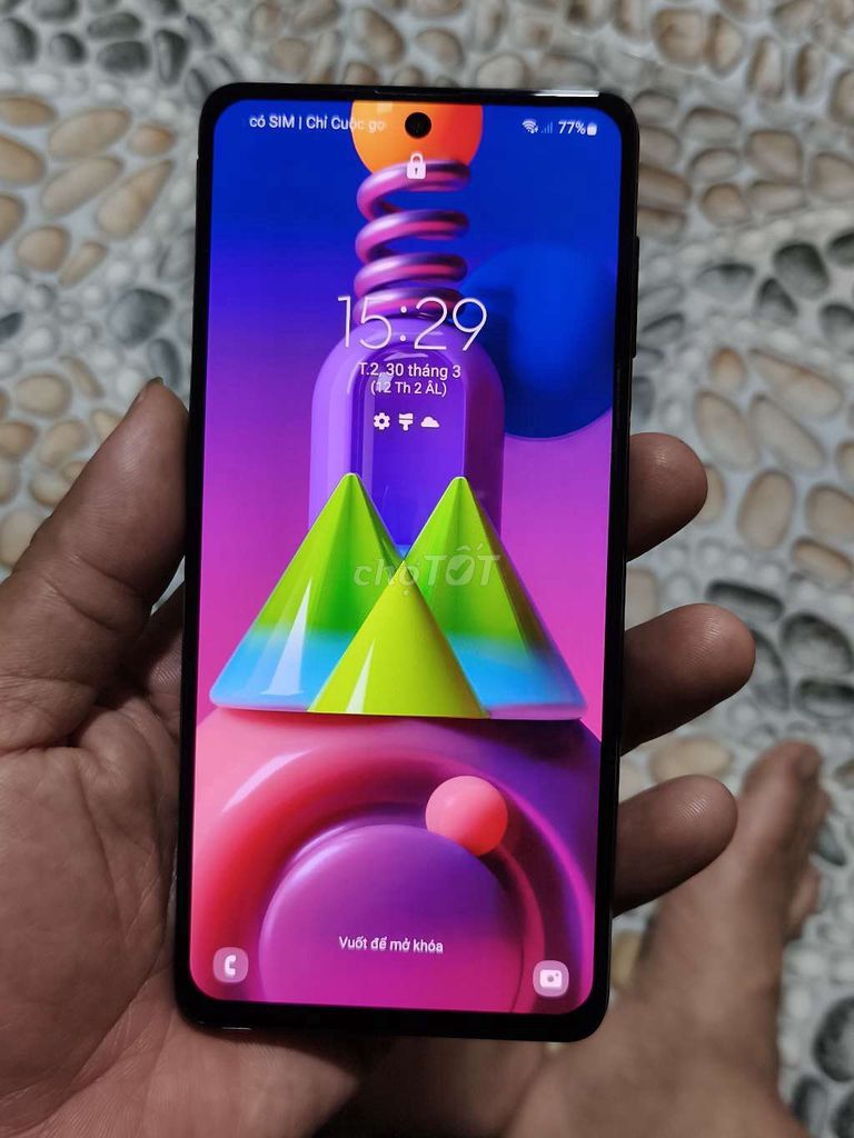 Samsung Galaxy M51 Đen. Mua bán Điện thoại tại Huyện Đan Phượng Hà Nội được đăng bởi Minh Quan hình 1