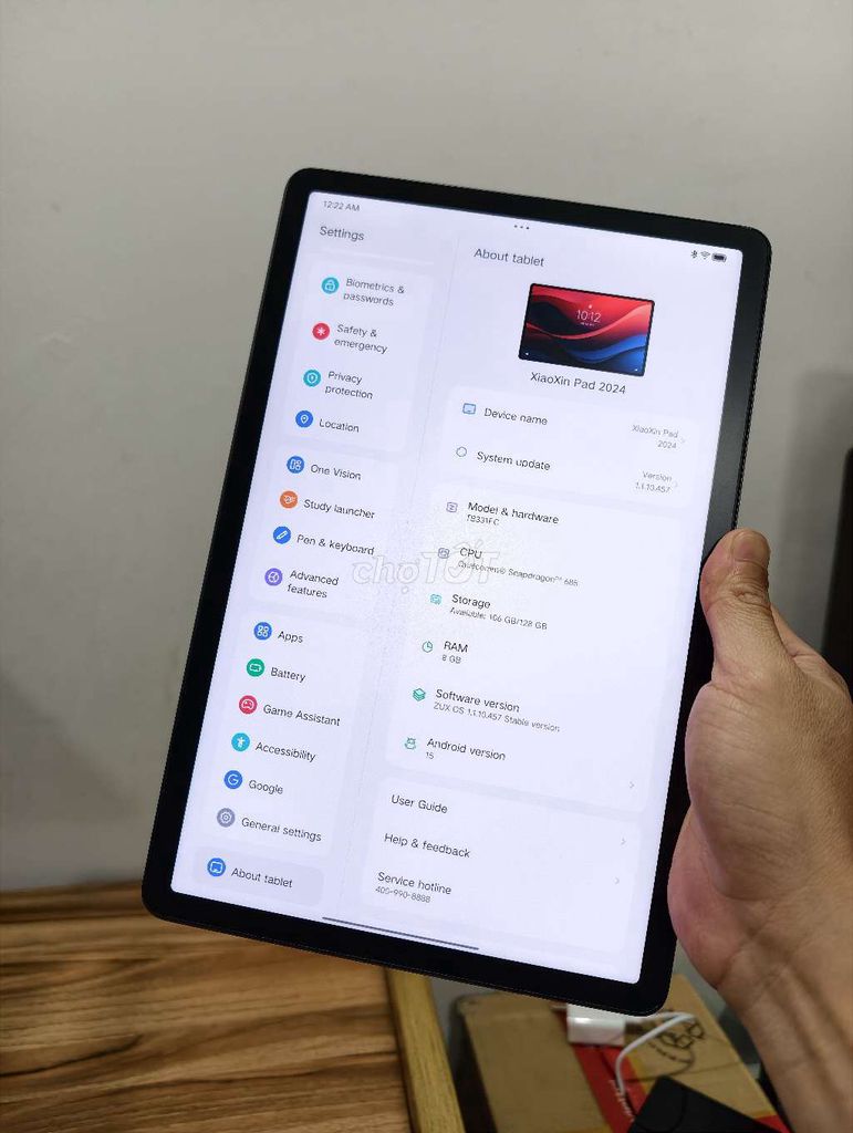 Lenovo Pad 2024 Snap 685 11 inch 8GB/128GB. Mua bán Máy tính bảng tại Quận Đống Đa Hà Nội được đăng bởi Dang  hình 1