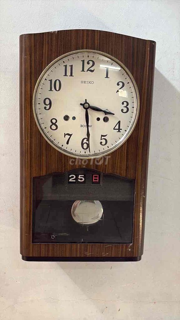 Đồng hồ treo tường Seiko Quả lắc Nâu. Mua bán Nội thất, đồ gia dụng khác tại Quận 12 Tp Hồ Chí Minh được đăng bởi Nguyễn văn Hà hình 1
