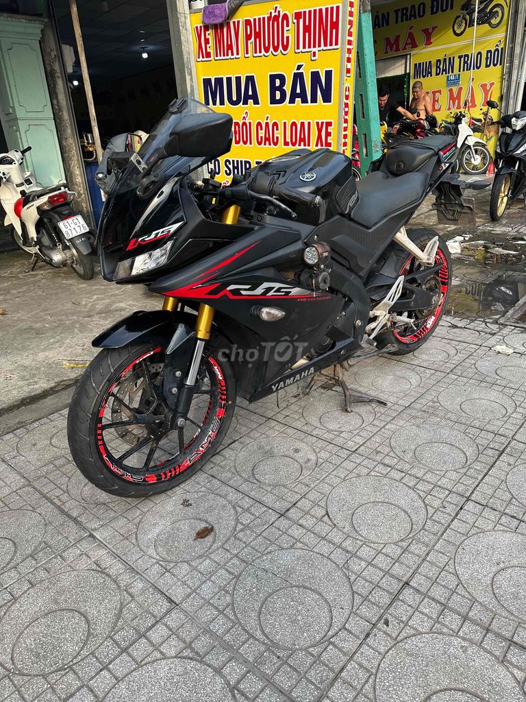 Yamaha R15 2019 Đen moto giá rẻ ( có bán góp). Mua bán Xe máy tại Thành phố Thuận An Bình Dương được đăng bởi xe máy phước thịnh hình 8