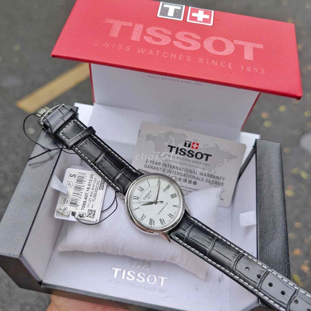 Đồng hồ Tissot Carson Power80 Nam Đen. Mua bán Đồng hồ tại Huyện Nhơn Trạch Đồng Nai được đăng bởi ĐỒNG HỒ CHÍNH HÃNG hình 1