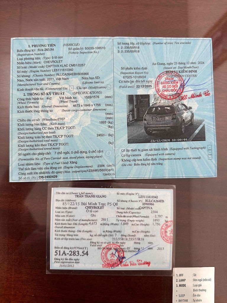 Chevrolet Captiva 2012 LTZ 2.4 - 97000 km. Mua bán Ô tô tại Quận Cái Răng Cần Thơ được đăng bởi ÔTÔ PHÚC SƠN  TP CẦn Thơ  hình 20