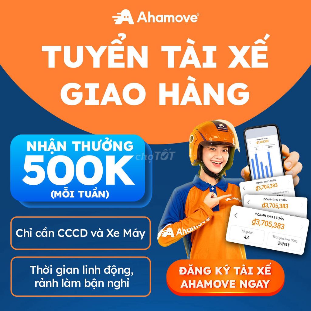 Tuyển dụng Tài xế giao hàng khu vực Đồng Nai