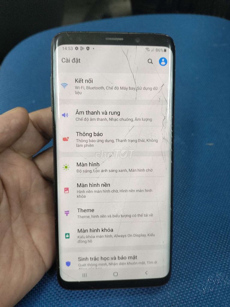 Samsung Galaxy S9 Plus Đen màn nứt. Mua bán Điện thoại tại Thành phố Thủ Đức Tp Hồ Chí Minh được đăng bởi Tran Thu  hình 1