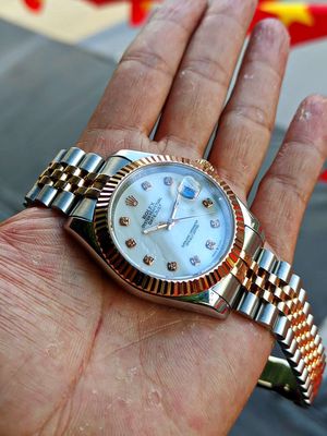 Rolec 41mm mặt khảm demi vàng hồng. Autumtic.. Mua bán Đồng hồ tại Quận Gò Vấp Tp Hồ Chí Minh được đăng bởi zanô Ko chín ba830tám636