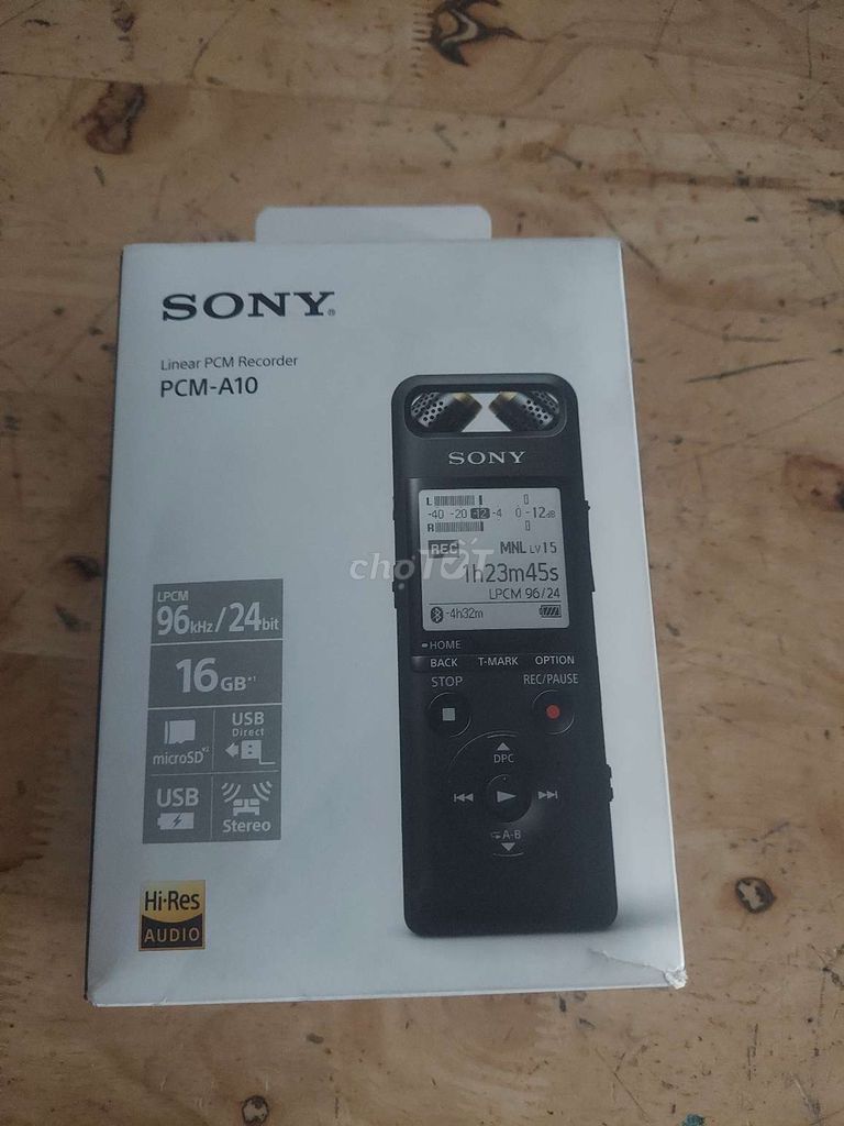 Máy ghi âm Sony PCM-A10 16GB. Mua bán Tivi, Âm thanh tại Thành phố Dĩ An Bình Dương được đăng bởi Vitinh laptop hình 1