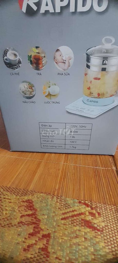 Ấm điện đa năng Rapido RMK0818-S. Mua bán Bếp, lò, đồ điện nhà bếp tại Quận Thanh Xuân Hà Nội được đăng bởi Văn trung hình 1