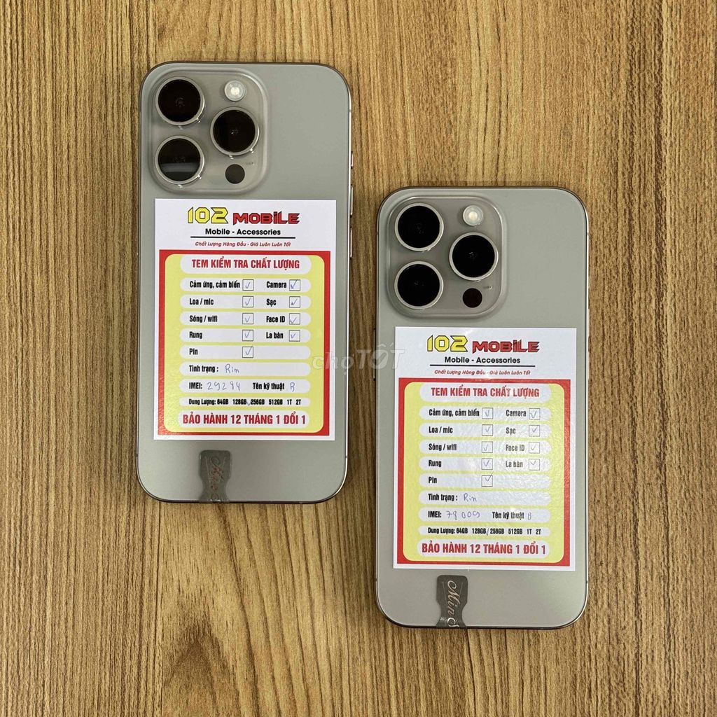 iPhone 15 Pro 128GB Titan máy đẹp keng. Mua bán Điện thoại tại Thành phố Buôn Ma Thuột Đắk Lắk được đăng bởi Nguyễn Hoàng hình 1