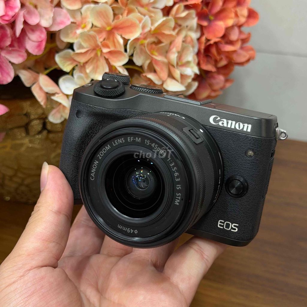Máy ảnh Canon EOS M6 kèm XC 15-45. Mua bán Máy ảnh, Máy quay tại Quận Hai Bà Trưng Hà Nội được đăng bởi Quang Huy hình 1