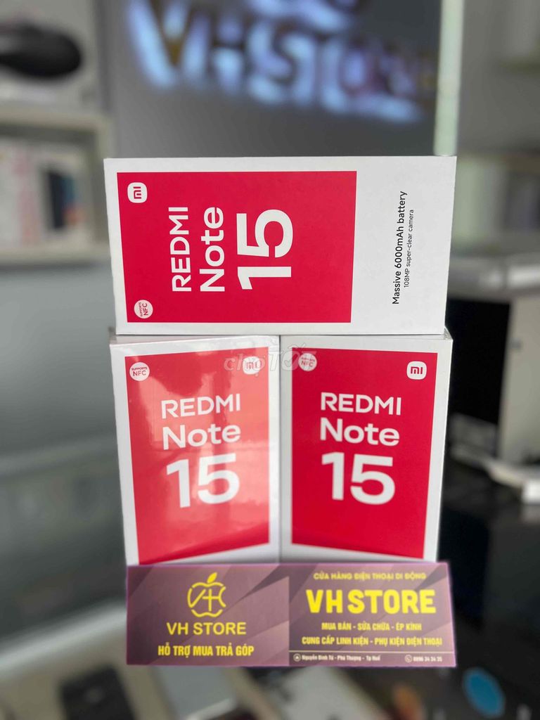 Xiaomi Redmi Note 15 8GB/128GB Xanh Like New. Mua bán Điện thoại tại Huyện Phú Vang Thừa Thiên Huế được đăng bởi Cửa hàng điện thoại VH STORE hình 1