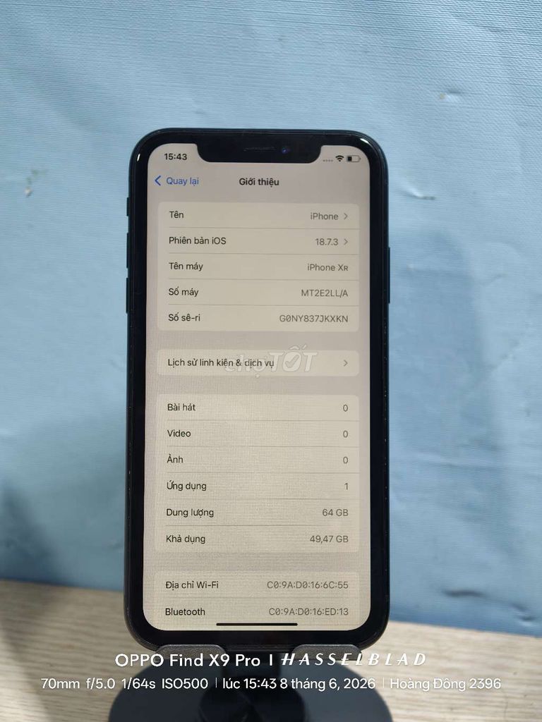 iPhone XR 128GB Đỏ Đã sử dụng. Mua bán Điện thoại tại Quận Nam Từ Liêm Hà Nội được đăng bởi Hoàng Đông hình 1