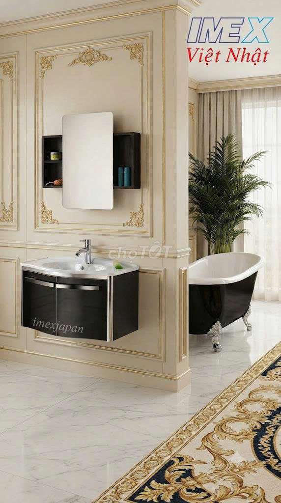 Lavabo Imex Việt Nhật IM 8309 Sứ Nano Inox. Mua bán Thiết bị vệ sinh, nhà tắm tại Huyện Nhà Bè Tp Hồ Chí Minh được đăng bởi IMEX Việt Nhật hình 1