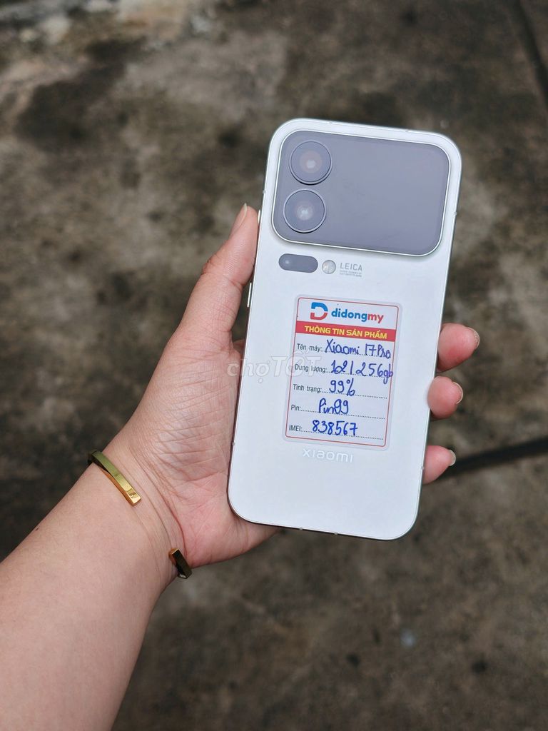 Xiaomi 17 Pro 12GB/256GB White 99%, Pin 100, BH 6T. Mua bán Điện thoại tại Quận Tân Phú Tp Hồ Chí Minh được đăng bởi Di Động Mỹ hình 1