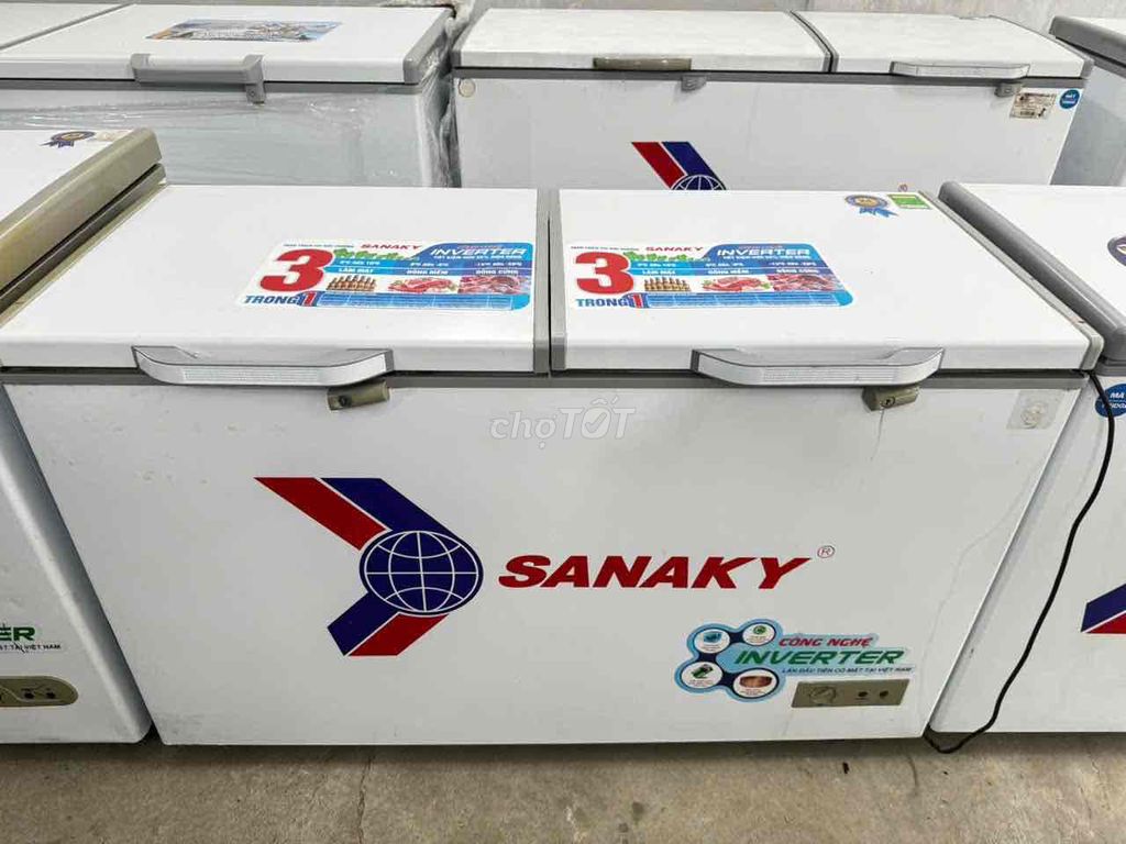 🔥🔥 TỦ ĐÔNG SANAKY 400l mới 90-95% - zin 100%