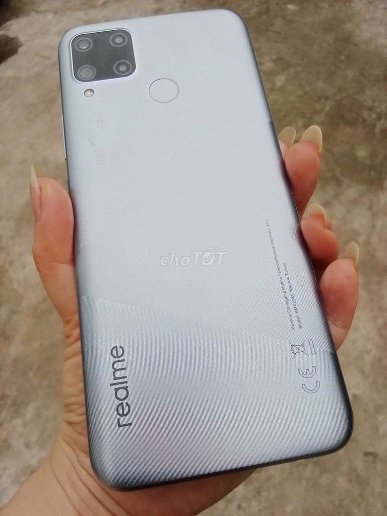 Realme C15 4GB/64GB Bạc. Mua bán Điện thoại tại Quận Nam Từ Liêm Hà Nội được đăng bởi ĐT cũ hình 1