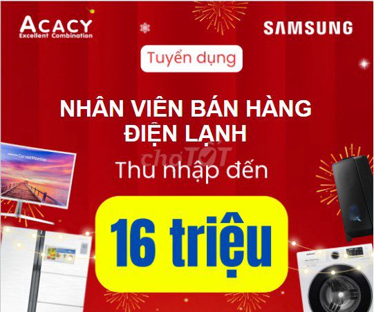 TUYỂN DỤNG NHÂN VIÊN TƯ VẤN BÁN HÀNG SAMSUNG