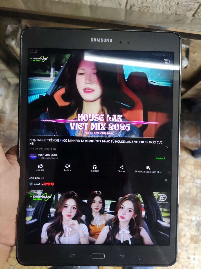 Samsung Tab A P555 2/16G android 7.1 mới Lenovo. Mua bán Máy tính bảng tại Quận 3 Tp Hồ Chí Minh được đăng bởi Thúy Hoàng  hình 1