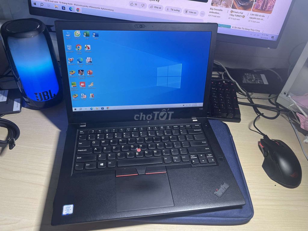 Thinkpad T480 I5-8350U/Ram 32GB/SSD 256/90%