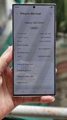 S23 ultra ssvn 256g. Mua bán Điện thoại tại Quận Hoàng Mai Hà Nội được đăng bởi Kha Đình