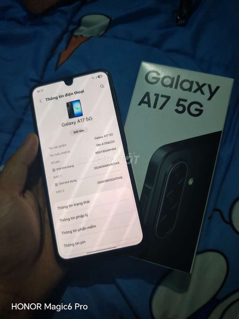 Samsung Galaxy A17 5G Đen 99,9%. Mua bán Điện thoại tại Huyện Củ Chi Tp Hồ Chí Minh được đăng bởi Nguyễn H hình 1