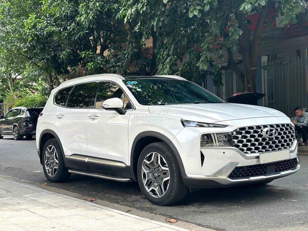 Hyundai Santafe 2.5 xăng cao cấp 2023 màu trắng. Mua bán Ô tô tại Quận Cầu Giấy Hà Nội được đăng bởi Cao Quý hình 3