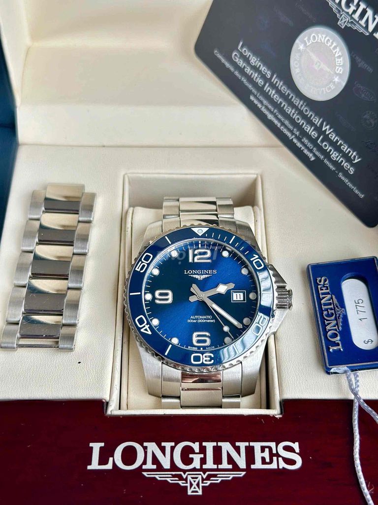 Longines Hydro Conquest size 41mm L3.781.4.96.6. Mua bán Đồng hồ tại Quận Hoàng Mai Hà Nội được đăng bởi Anh Tuấn hình 1