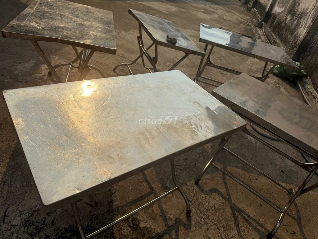 Bàn Inox Bạc 100x60cm Đã qua sử dụng. Mua bán Bàn ghế tại Thành phố Thủ Đức Tp Hồ Chí Minh được đăng bởi Vina Khang Nam hình 1